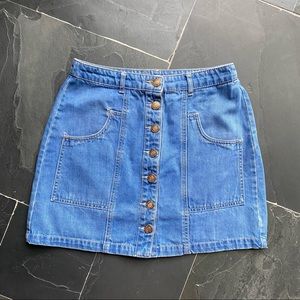 Jean Mini Skirt